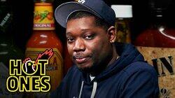 Michael Che Gs Up While Eating Spicy Wings Michael Che Gs Up While Eating Spicy Wings