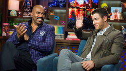 Nick Jonas & Steve Harvey Nick Jonas & Steve Harvey
