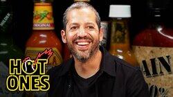 David Blaine Does Magic While Eating Spicy Wings David Blaine Does Magic While Eating Spicy Wings