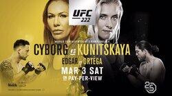 UFC 222: Cyborg vs. Kunitskaya UFC 222: Cyborg vs. Kunitskaya