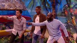 Jimmy Carr, Ayda Field, Rickie Haywood Williams, Melvin Odoom Jimmy Carr, Ayda Field, Rickie Haywood Williams, Melvin Odoom