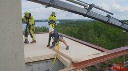Lyxigt hus uppe på en bergsknalle Lyxigt hus uppe på en bergsknalle