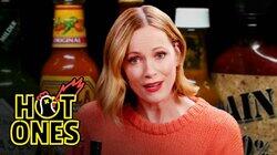 Leslie Mann Gets Revenge While Eating Spicy Wings Leslie Mann Gets Revenge While Eating Spicy Wings