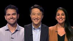 Cris Pannullo Vs. Eugene Hahm Vs. Allie Nudelman, Show # 8651. Cris Pannullo Vs. Eugene Hahm Vs. Allie Nudelman, Show # 8651.