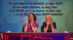 Ed Byrne, Gabby Logan, Phil Daniels Ed Byrne, Gabby Logan, Phil Daniels