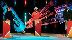Clare Balding, Josh Widdicombe, Kiel Smith-Bynoe Clare Balding, Josh Widdicombe, Kiel Smith-Bynoe