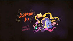 Disappearing Act Disappearing Act