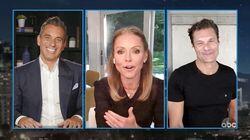 Kelly Ripa and Ryan Seacrest, J. J. Watt, guest host Sebastian Maniscalco Kelly Ripa and Ryan Seacrest, J. J. Watt, guest host Sebastian Maniscalco