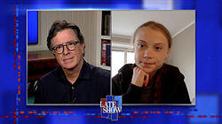 Stephen Colbert from home, with Greta Thunberg, Keegan-Michael Key Stephen Colbert from home, with Greta Thunberg, Keegan-Michael Key