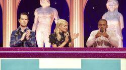 Mollie King, Jimmy Carr, Paddy McGuinness, Richard Blackwood Mollie King, Jimmy Carr, Paddy McGuinness, Richard Blackwood
