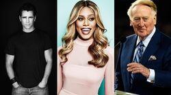 Colin Farrell, Laverne Cox, Vin Scully Colin Farrell, Laverne Cox, Vin Scully