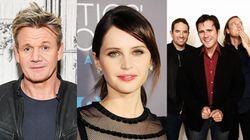 Gordon Ramsay, Felicity Jones, Jimmy Eat World Gordon Ramsay, Felicity Jones, Jimmy Eat World