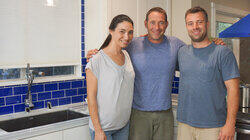 Blue and Bright Kitchen