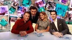 Chris Packham, Kimberley Walsh, Jimmy Carr Chris Packham, Kimberley Walsh, Jimmy Carr