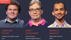 Jonathan Fisher Vs. Nancy Donehower Vs. Mandela Namaste, show # 8432. Jonathan Fisher Vs. Nancy Donehower Vs. Mandela Namaste, show # 8432.