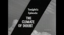 The Climate of Doubt The Climate of Doubt
