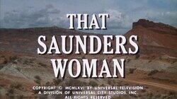 That Saunders Woman