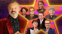 Eddie Redmayne, Jessie Buckley, Stephen Merchant, Motsi Mabuse, Ian McKellen, Elton John, Charlie Puth Eddie Redmayne, Jessie Buckley, Stephen Merchant, Motsi Mabuse, Ian McKellen, Elton John, Charlie Puth