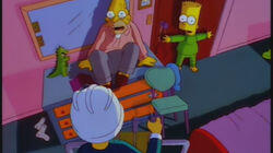 Raging Abe Simpson and His Grumbling Grandson in 'The Curse of the Flying Hellfish' Raging Abe Simpson and His Grumbling Grandson in 'The Curse of the Flying Hellfish'