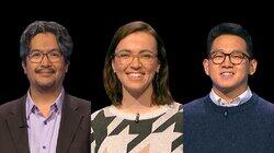 Vince Bacani Vs. Erin Portman Vs. Alec Wang, Show # 8723. Vince Bacani Vs. Erin Portman Vs. Alec Wang, Show # 8723.