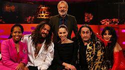 Jason Momoa, Emilia Clarke, Regina King, Ross Noble, Camila Cabello Jason Momoa, Emilia Clarke, Regina King, Ross Noble, Camila Cabello