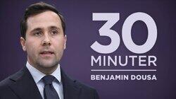 Benjamin Dousa (M), bistånds- och utrikeshandelsminister Benjamin Dousa (M), bistånds- och utrikeshandelsminister