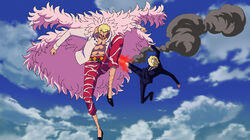 A Big Clash! Sanji vs. Doflamingo! A Big Clash! Sanji vs. Doflamingo!