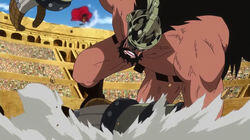 A Blow of Anger! A Giant vs. Lucy! A Blow of Anger! A Giant vs. Lucy!