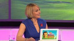 Louise Minchin, Jack Whitehall, Arlene Phillips Louise Minchin, Jack Whitehall, Arlene Phillips