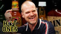 David Harbour Feels Out of Control While Eating Spicy Wings David Harbour Feels Out of Control While Eating Spicy Wings