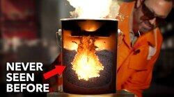 Seeing Inside a Thermite Reaction
