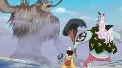Luffy's All Out Attack! Red Hawk Blasts! Luffy's All Out Attack! Red Hawk Blasts!