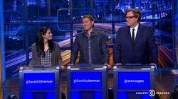 Sarah Silverman, Scott Aukerman & Steve Agee Sarah Silverman, Scott Aukerman & Steve Agee