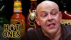 Rob Corddry Cries Real Tears Eating Spicy Wings Rob Corddry Cries Real Tears Eating Spicy Wings