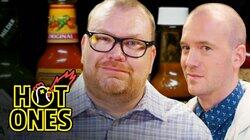 Superfan Brett Baker Grills Sean Evans Over Spicy Wings Superfan Brett Baker Grills Sean Evans Over Spicy Wings