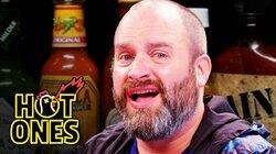 Tom Segura Tears Up While Eating Spicy Wings Tom Segura Tears Up While Eating Spicy Wings