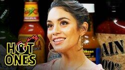 Vanessa Hudgens Does Tongue Twisters While Eating Spicy Wings Vanessa Hudgens Does Tongue Twisters While Eating Spicy Wings
