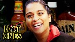 Lilly Singh Fears for Her Life While Eating Spicy Wings Lilly Singh Fears for Her Life While Eating Spicy Wings