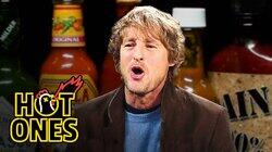 Owen Wilson Feels the Walls Closing In While Eating Spicy Wings Owen Wilson Feels the Walls Closing In While Eating Spicy Wings
