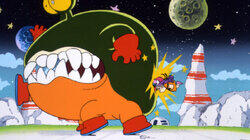Showdown in Space! Arale VS Komattachan Showdown in Space! Arale VS Komattachan