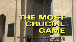 The Most Crucial Game The Most Crucial Game