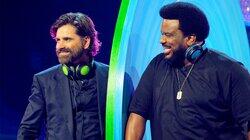 John Stamos & Quinta Brunson vs. Craig Robinson & Taraji P. Henson John Stamos & Quinta Brunson vs. Craig Robinson & Taraji P. Henson