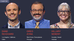 Dane Reighard Vs. Greg Zona Vs. Hillary Sebeny, show # 8442.