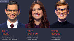 Tyler Rhode Vs. Emily Robinson Vs. Wren Romero, show # 8435. Tyler Rhode Vs. Emily Robinson Vs. Wren Romero, show # 8435.