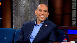 Rep. Hakeem Jeffries, Jeffrey Wright Rep. Hakeem Jeffries, Jeffrey Wright