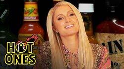 Paris Hilton Says 'That's Hot' While Eating Spicy Wings Paris Hilton Says 'That's Hot' While Eating Spicy Wings