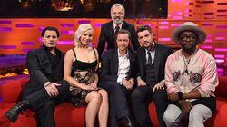 Johnny Depp, Jennifer Lawrence, James McAvoy, Jack Whitehall, will.i.am Johnny Depp, Jennifer Lawrence, James McAvoy, Jack Whitehall, will.i.am