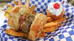 Deep-Fried Burger Battle Deep-Fried Burger Battle