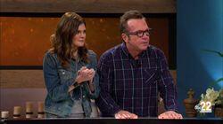 Betsy Brandt & Tom Arnold Betsy Brandt & Tom Arnold