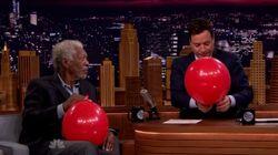 Morgan Freeman, Kesha, Tweedy Morgan Freeman, Kesha, Tweedy